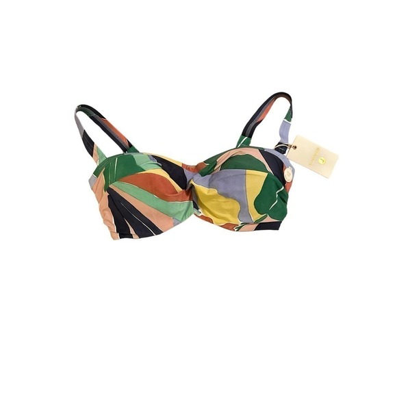 Artesands Women's L'Avana Botticelli Bandeau D DD Bikini Top Size 8 Multi NWT - Picture 2 of 6